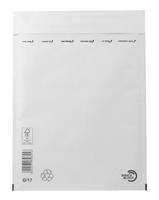 Bubble-lined bag, external size: 250x350 mm, internal size: 225x340 mm, A4+, VICTORIA PAPER, white